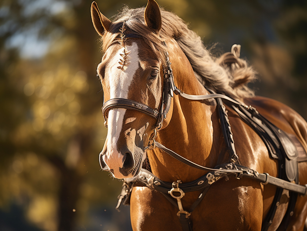 enrênement cheval