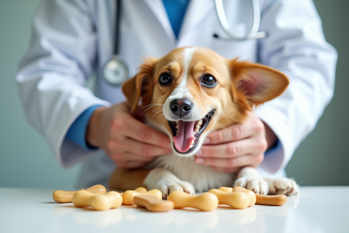 chien mâcher