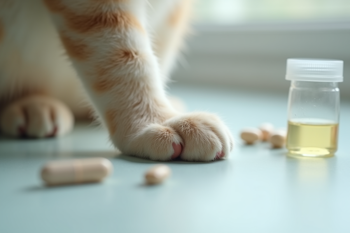 Gros plan sur la patte d